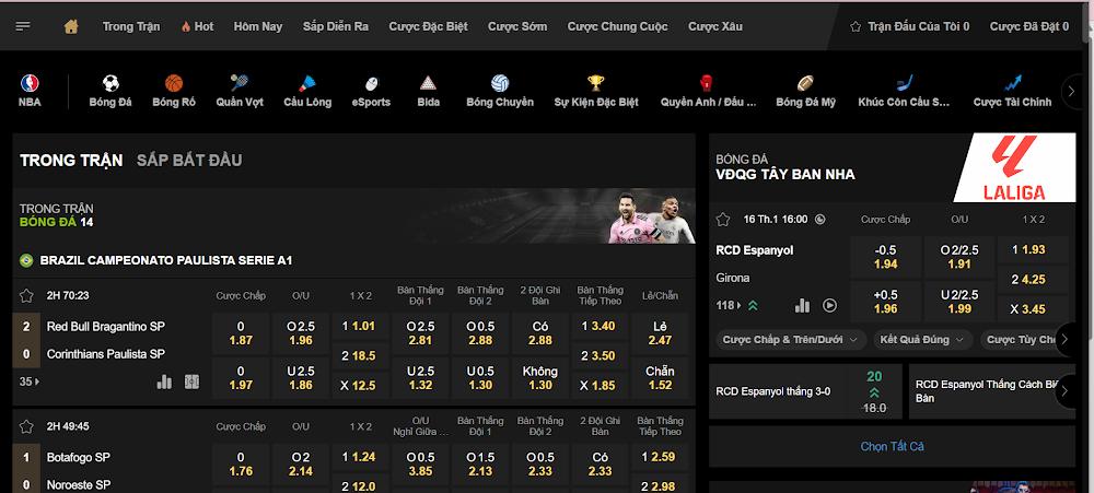 Các dạng kèo cá cược thể thao Sodo6789